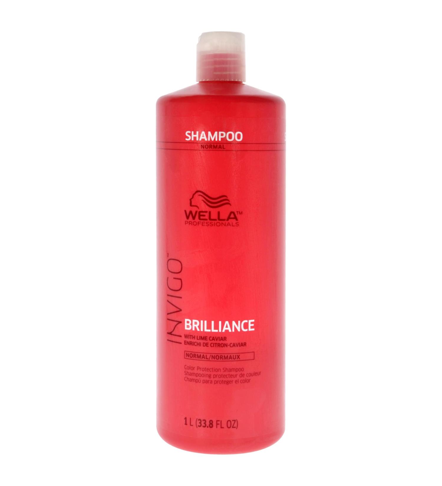 Wella INVIGO Brilliance Shampoo for Fine/Normal Hair - 33.8oz Liter - Buy Online on SooperMarket.com