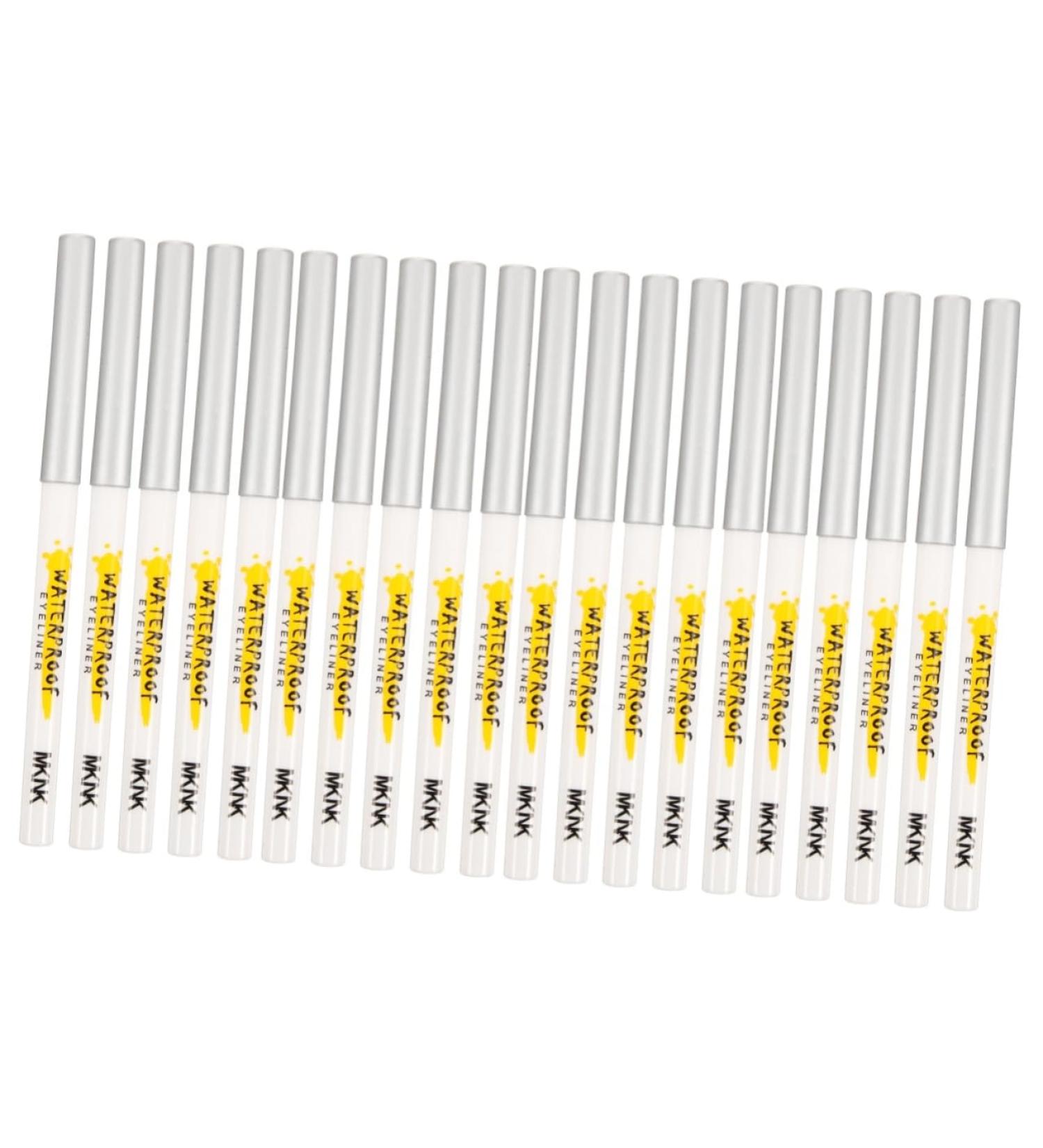 Healeved 20 Pcs White Lying Silkworm Pen Pencil Eyeshadow Stick White Eye Pencil Eye Shadow Pen Abs - Buy Online on SooperMarket.com
