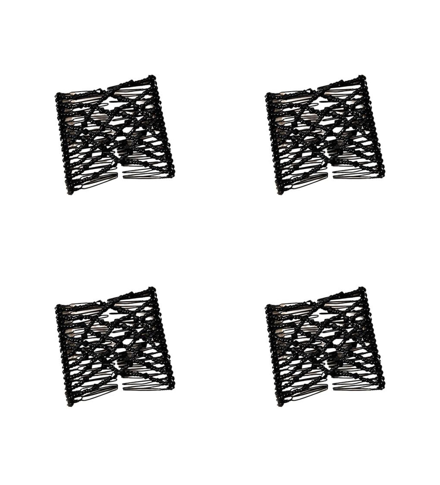 kawehiop 4x Trendsetting Accessory Magic Beads Hair Slides For Women Lightweight Plastic Magic Decorative Hair Combs For Women - Buy Online on SooperMarket.com