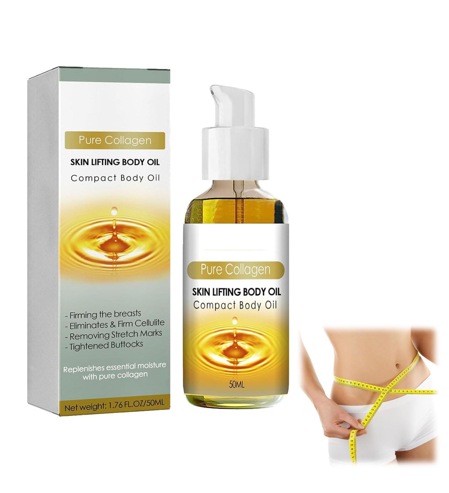Collagen Fibrillar Oil Compact Body Oil Skin Lifting Body Oil Beauty Women Collagen Lifting Body Oil Collagen Oil For Skin Tightening Body Treatment Oil Natural Body Oil 50 ml - Buy Online on SooperMarket.com