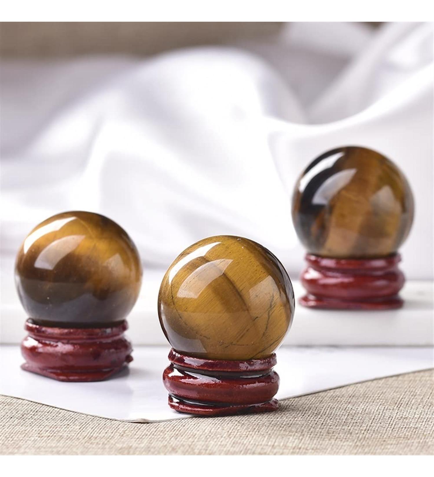 1PC Natural Rose Quartz Citrine Ball 30mm Stone Raw Crystals Gemstone Decoration Home Decor Raw Reiki DIY Gifts Great Choice for Home Decoration kaixun (Color : Tigers Eye) - Buy Online on SooperMarket.com