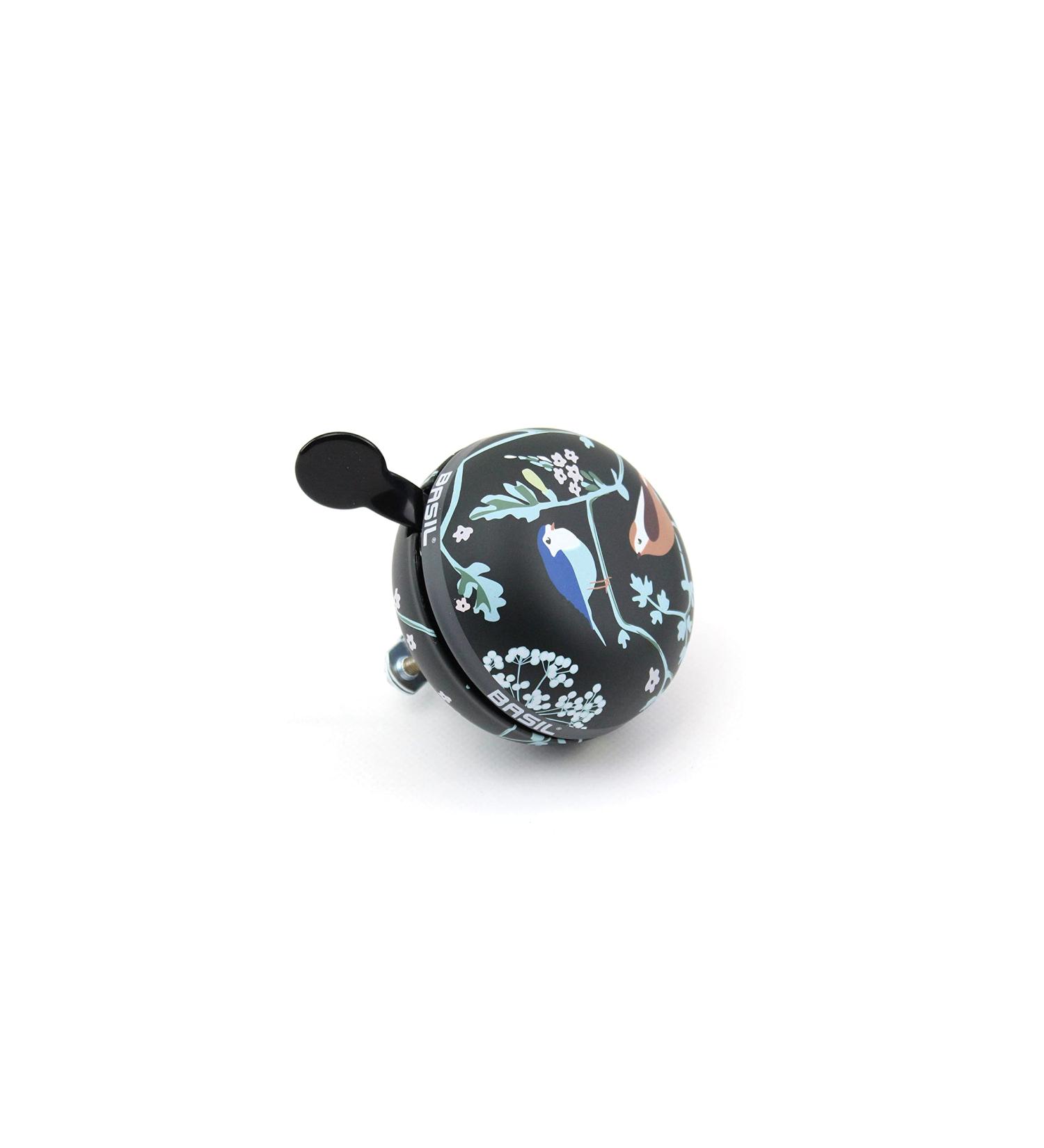 Basil Big Bell Wanderlust Bicycle Bell - Charcoal 80mm | International Shipping - Buy Online on SooperMarket.com