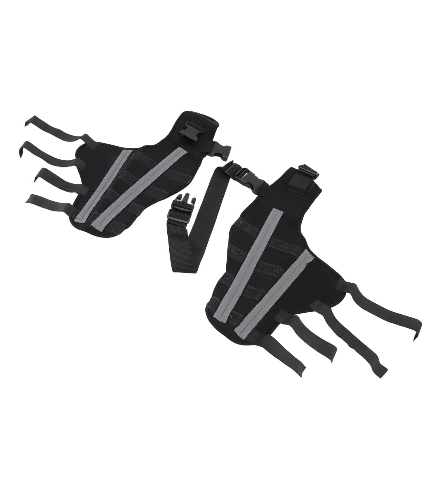 Pet Knee Joint Wrap Reflective Soft Material Inflammation Reduction Stable Dog Hind Leg Support Brace for Knee Dislocation L - Buy Online on SooperMarket.com