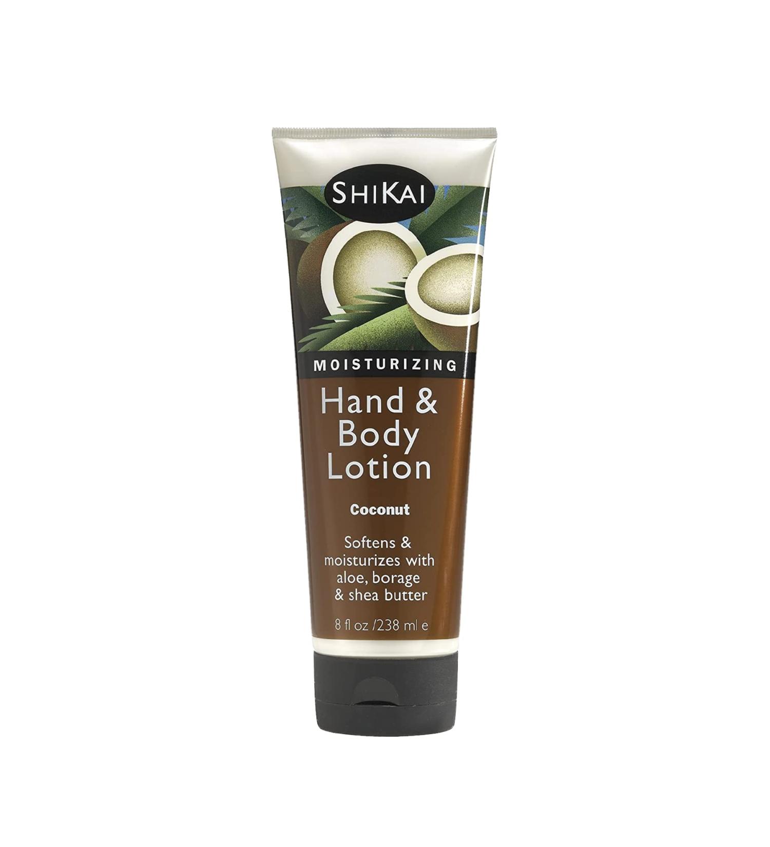 ShiKai Coconut Hand & Body Lotion - Plant-Based Hydration for Dry Sensitive Skin | Rich in Botanical Extracts Creamy Texture (8 oz - Buy Online on SooperMarket.com