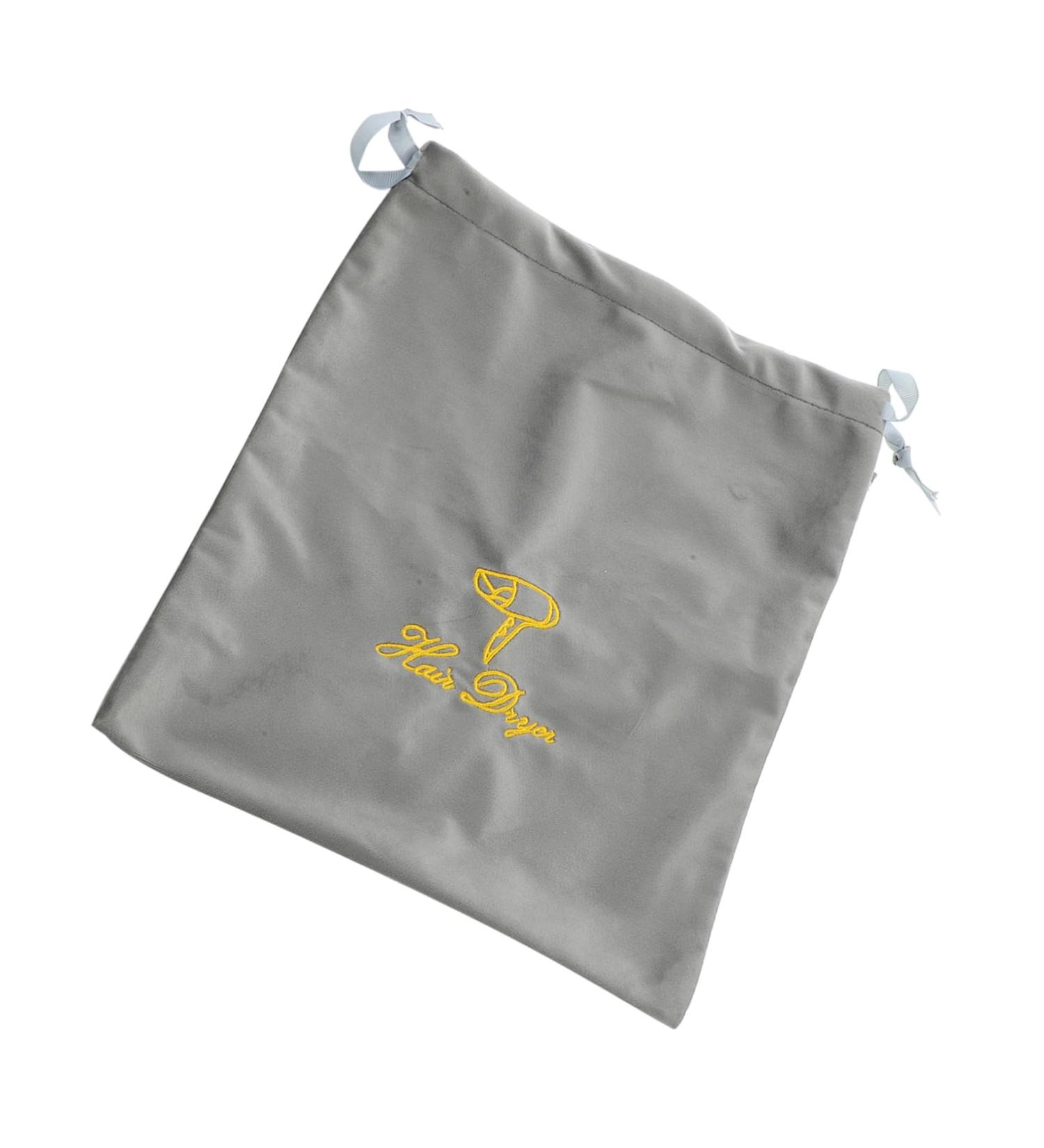 HAPINARY Travel Drawstring Bag Hair Tool Travel Bag Grey Fabric Bag for Hair Dryer - Buy Online on SooperMarket.com