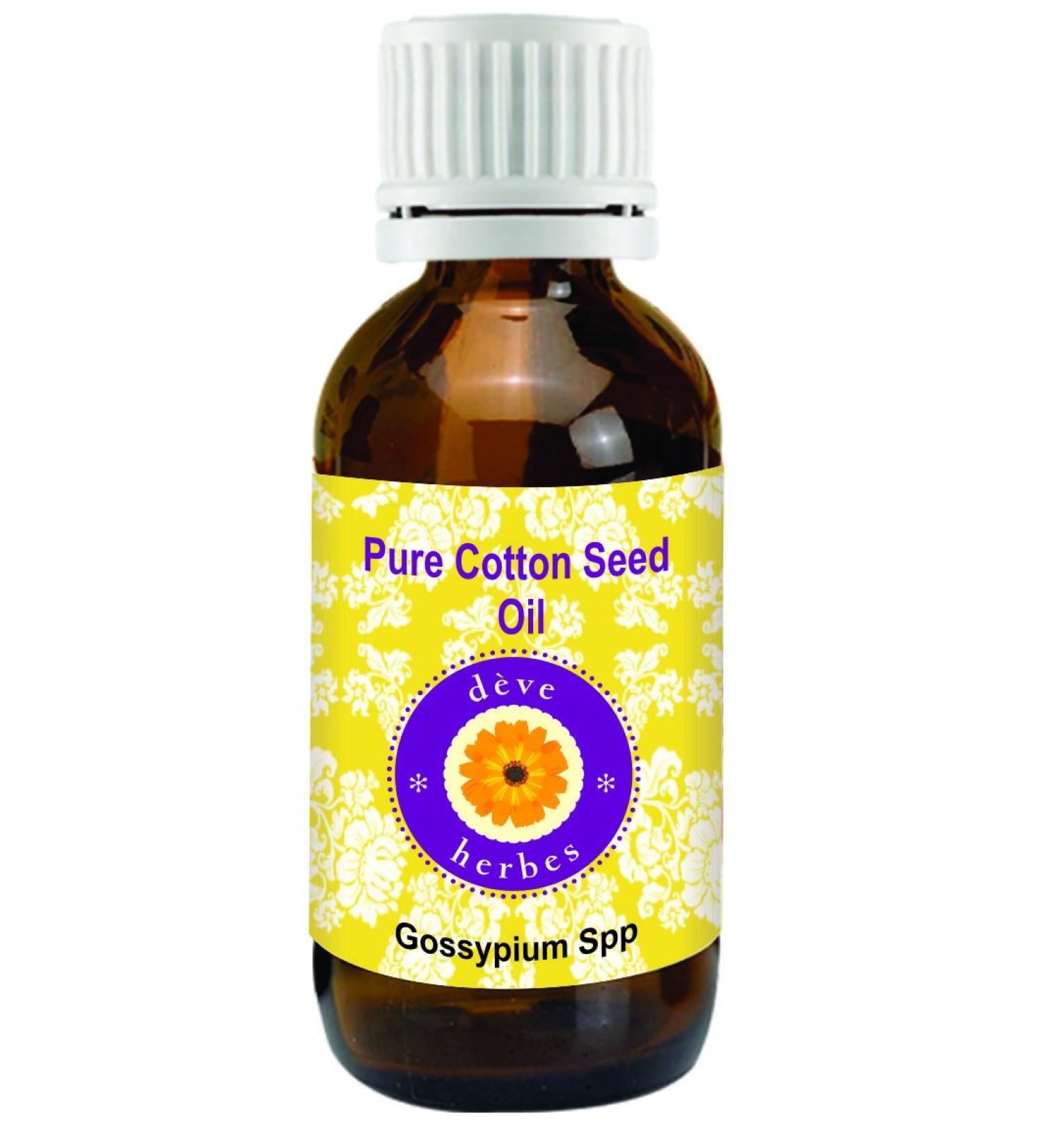 Pure Cotton Seed Oil 100ml (Gossypium spp) 100% Natural Cold pressed & Therapeutic Grade