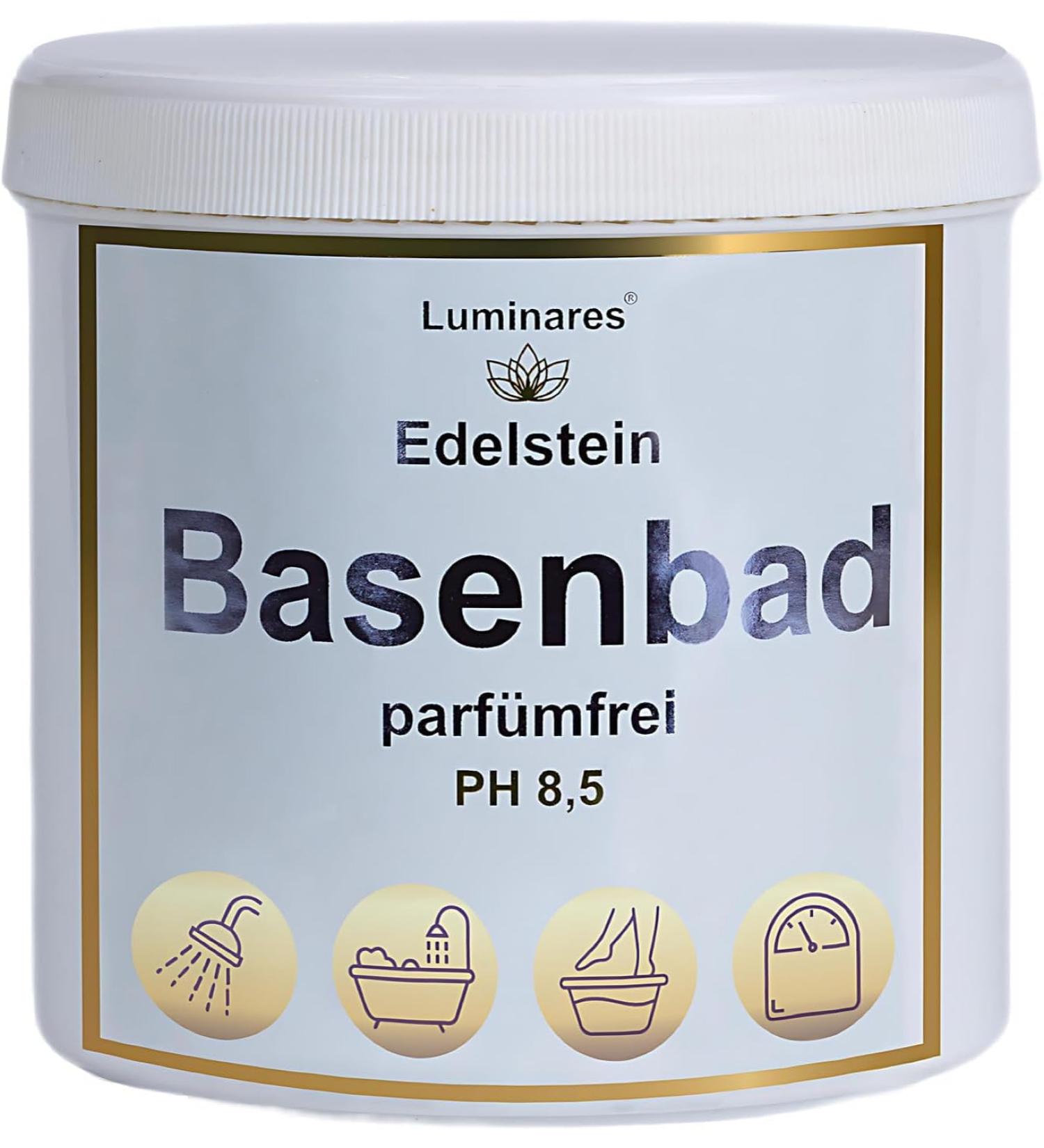 Base Bath & Swimming Salt for Detoxification - 3000g Luminares German Bath Salt for Full & Foot Baths - Buy Online on SooperMarket.com