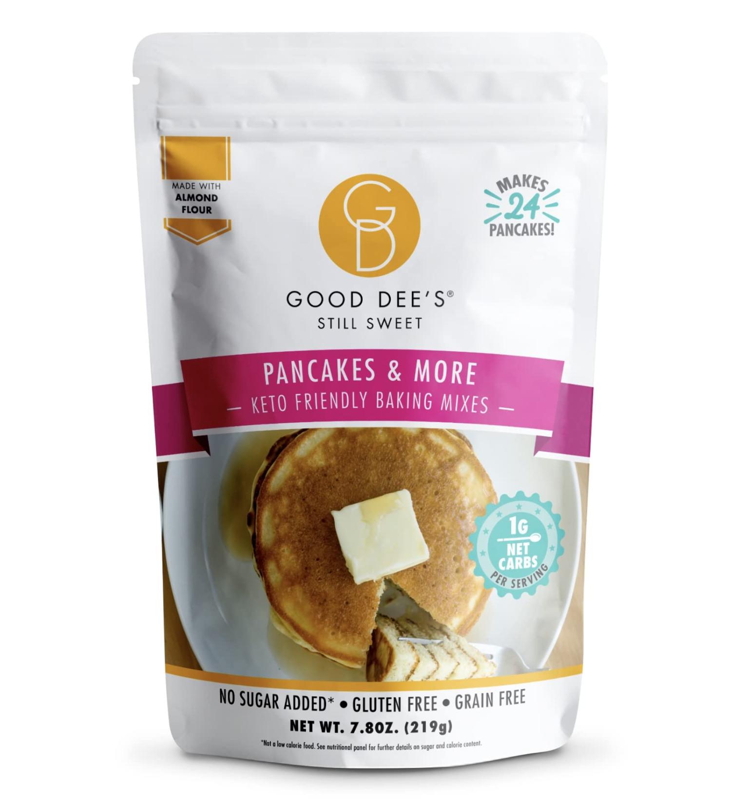 Good Dee's Low Carb Pancake Baking Mix - 7.8 oz | Keto-Friendly & Gluten-Free - Buy Online on SooperMarket.com