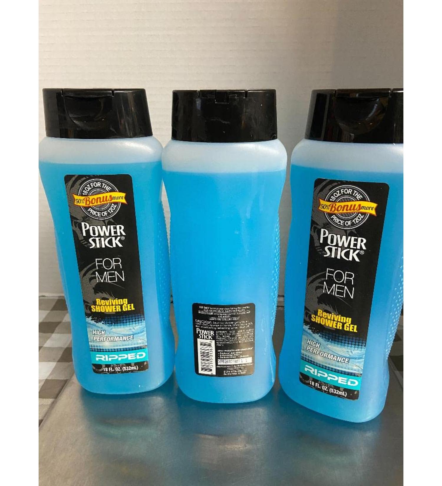 Ripped Shower Gel Body Wash (3 EA 18 oz)