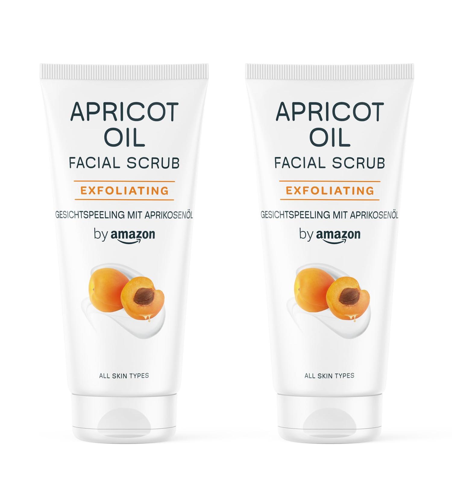 Buy Amazon Facial Scrub with Apricot - 2 x 100 ml | Exfoliating & Nourishing | International Shipping Available - Buy Online on SooperMarket.com