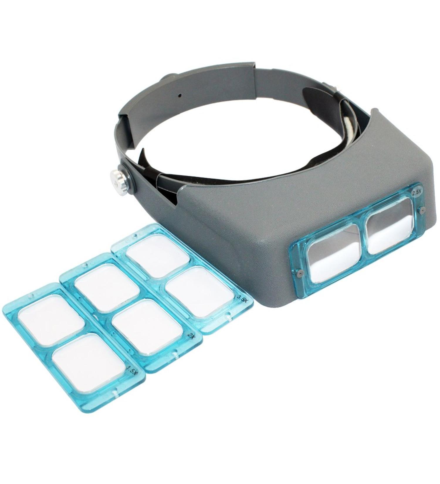 Yasumai Double Lens Head-Mounted Headband Reading Magnifier Loupe Head Wearing 4 Magnifications - Buy Online on SooperMarket.com