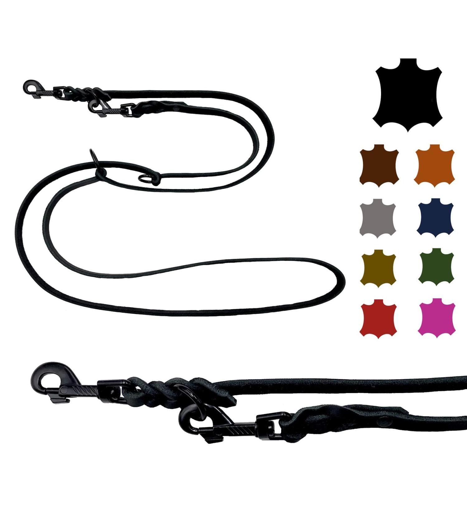 Dog Liner for Small & Large Dogs - Adjustable 5m x 15mm Double Linen with Black Hooks | International Shipping - Buy Online on SooperMarket.com