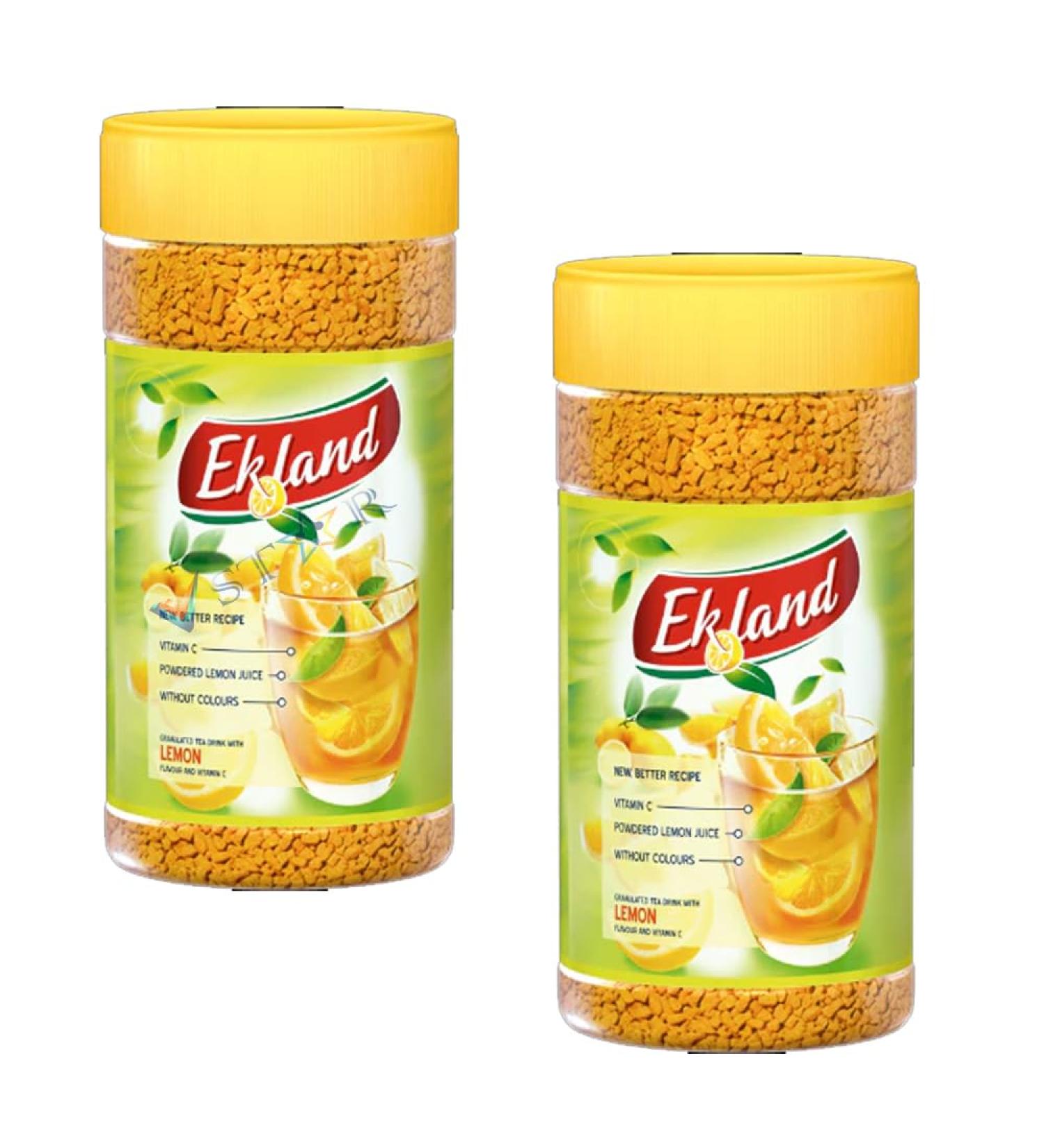 Ekoland Raspberry Multivitamin Lemon & Forest Fruit Flavoured Granulated Tea Drink 350g (2 Lemon) Lemon 2
