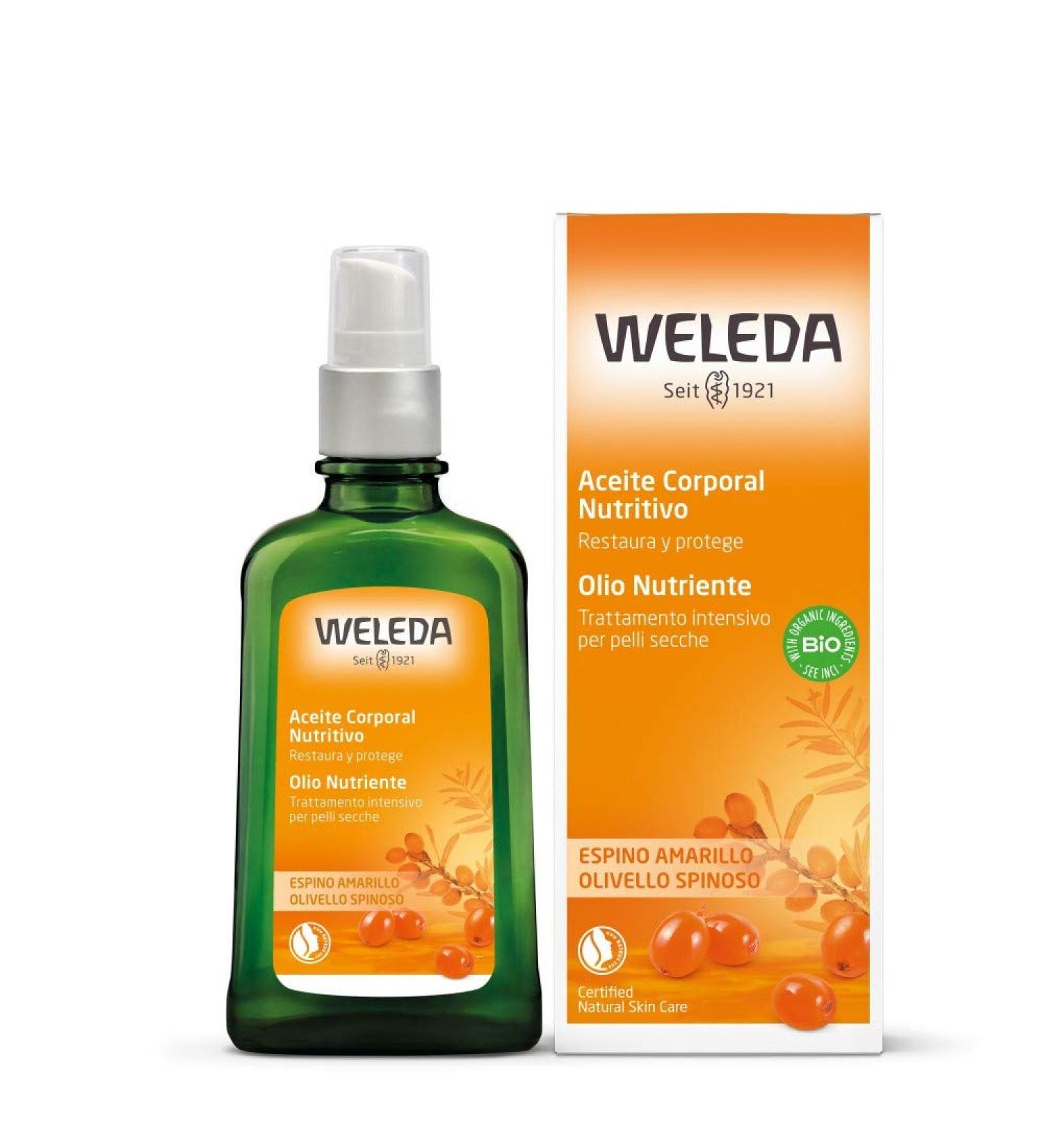 Weleda Sea Buckthorn Body & Beauty Oil â€“ Hydrating 3.4 fl oz (100 ml) - Buy Online on SooperMarket.com