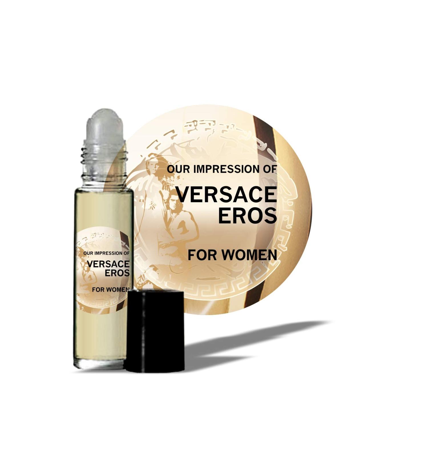 MoBetter Fragrance Oils' Impression of Eros for Women (10ml Roll On) 0.33 Fl Oz (Pack of 1) citrus white floral woody musky floral fresh fresh spicy
