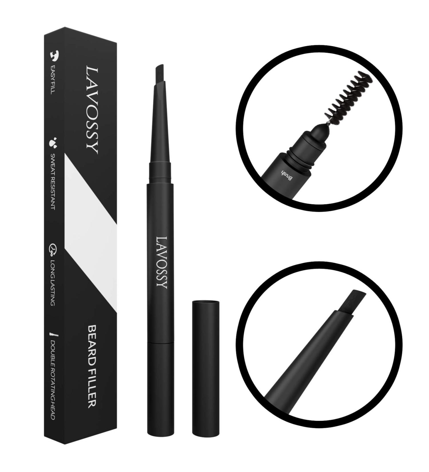Buy Lavossy Bartf llerstift - Waterproof Beard Pencil for Men | Fill & Define Irregular Beards | Multi-Colored Light Brown - International Shipping Available - Buy Online on SooperMarket.com