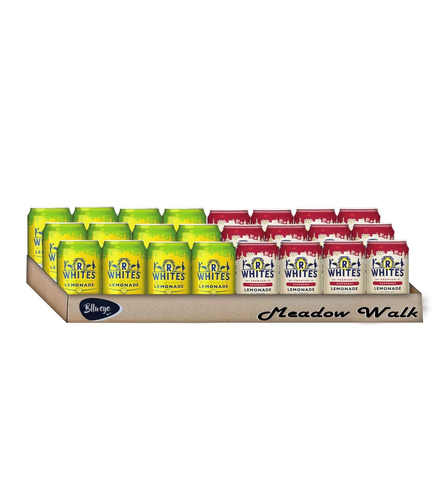 R Whites Premium Raspberry and lemonade can 24 x 330 ml - Buy Online on SooperMarket.com