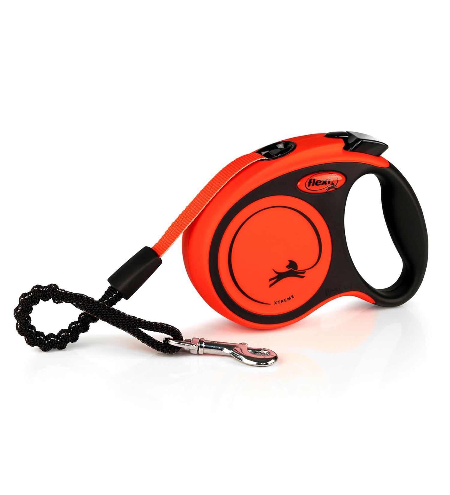 Flexi XT00T3-251-OR Xtreme XS 3m Orange Leash - Durable & Lightweight for Small Dogs | International Shipping - Buy Online on SooperMarket.com