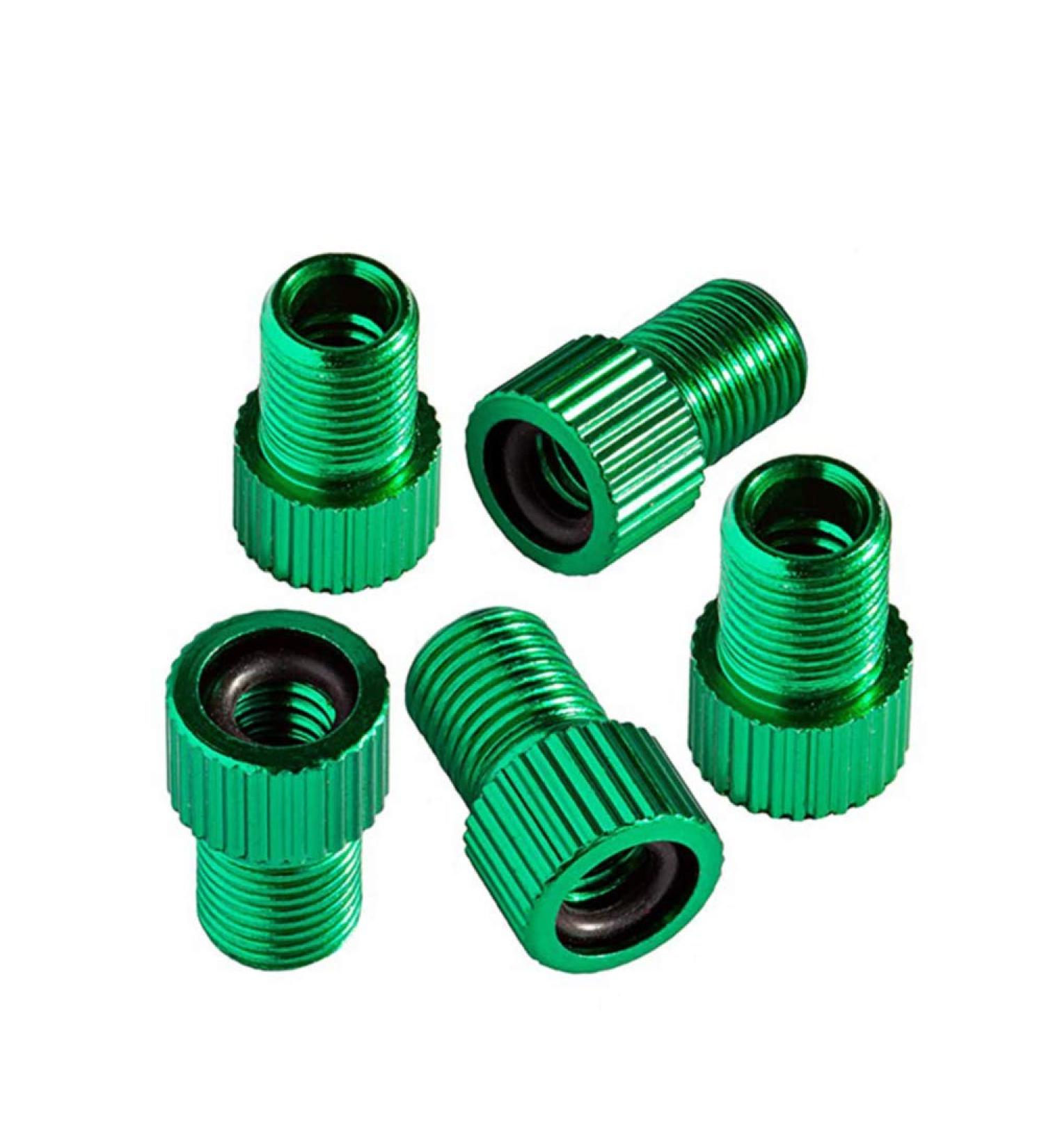 Eva Shop Bicycle 5 Set Valard Adapter - Aluminum Auto Valve Cap for MTB & E-Bikes - German Quality Shipping Worldwide - Buy Online on SooperMarket.com
