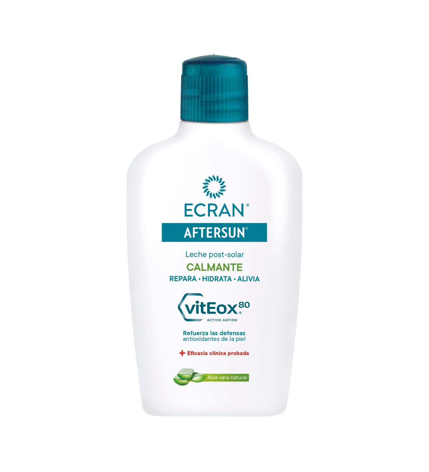 Ecran Aftersun Hydrating Milk with Aloe Vera 200ml - Soothing Relief for Sunburn & Moisturizing - International Shipping Available - Buy Online on SooperMarket.com