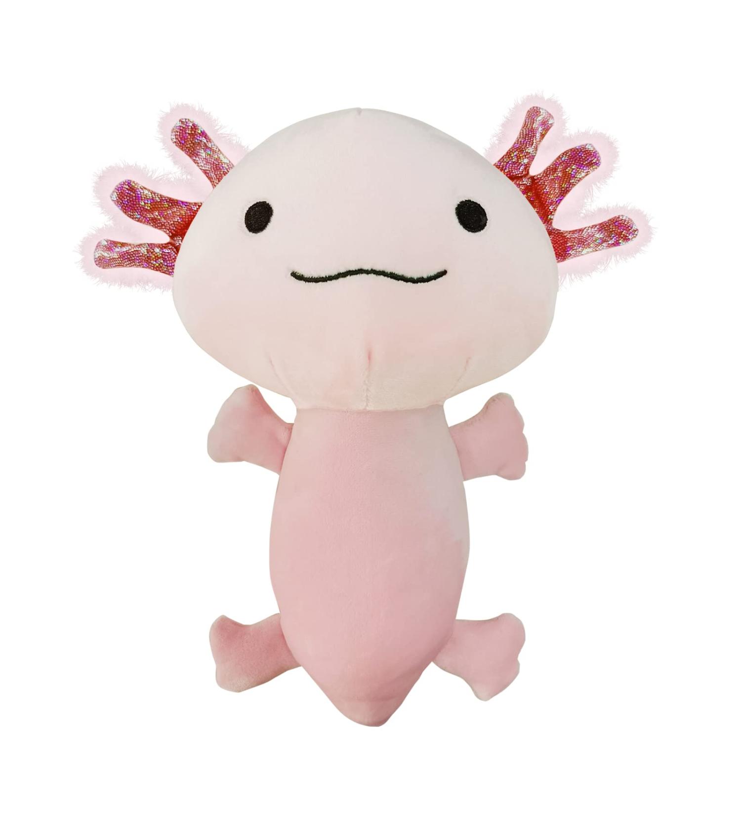 YILITI Axolotl Stuffed Animal Toy 9.8 Inch - Cute Plush Doll for Boys and Girls (Pink) - Soft Axolotl Plush Birthday Gift - Buy Online on SooperMarket.com