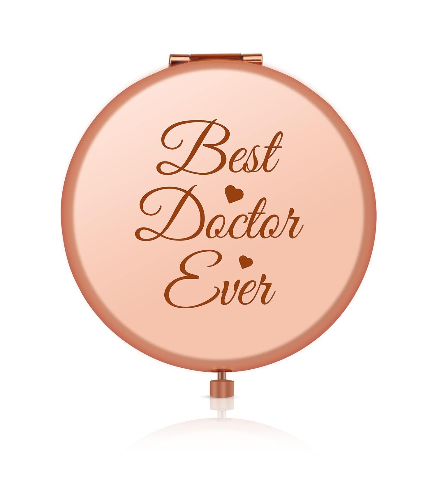 Jielahua Rose Gold Compact Mirror - Doctor Appreciation & Graduation Gift - Buy Online on SooperMarket.com