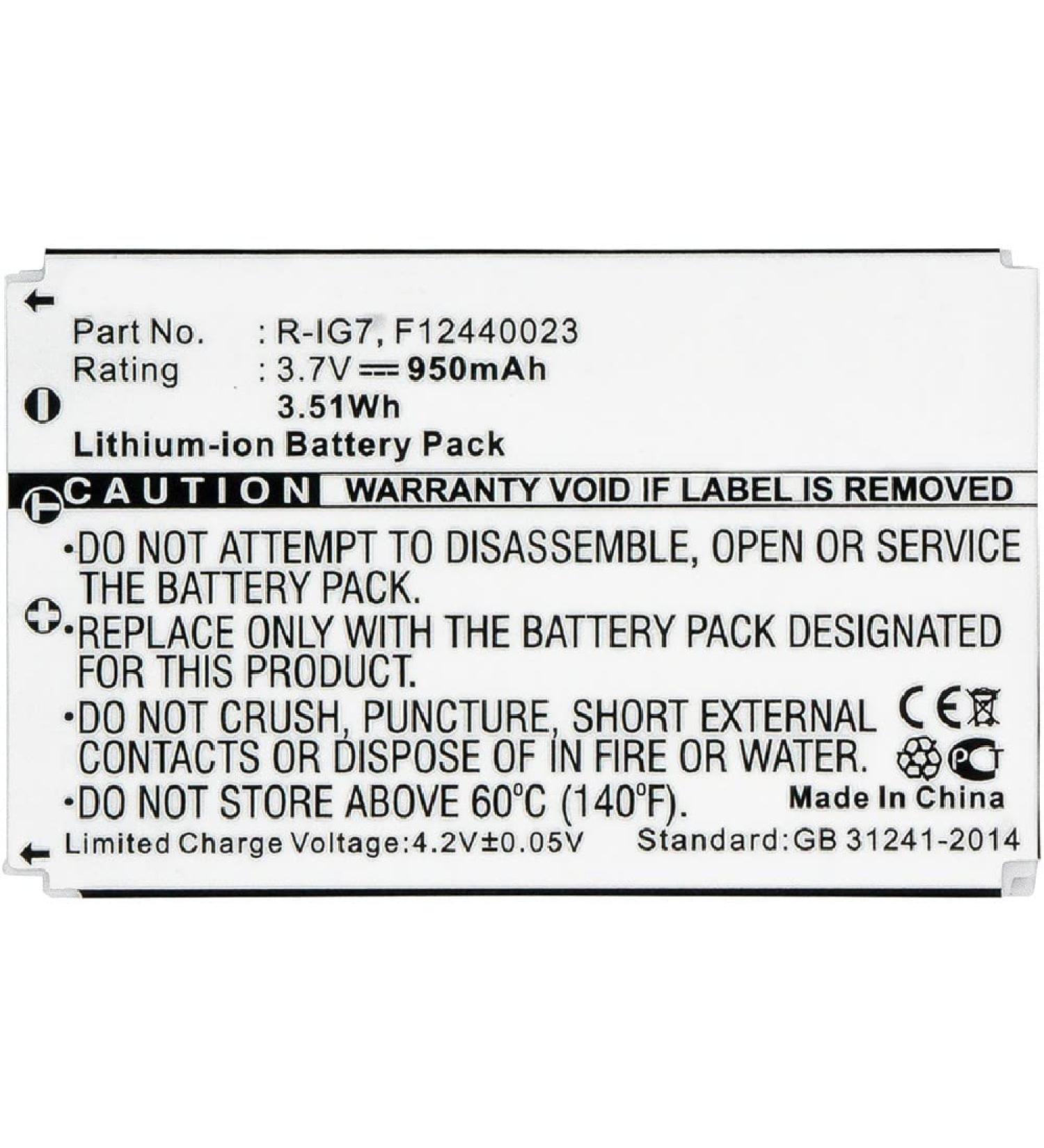 Empire Replacement Battery for Logitech 190304-2000 | Ultra High Capacity Li-Ion 3.7V 950 mAh | International Shipping Available - Buy Online on SooperMarket.com