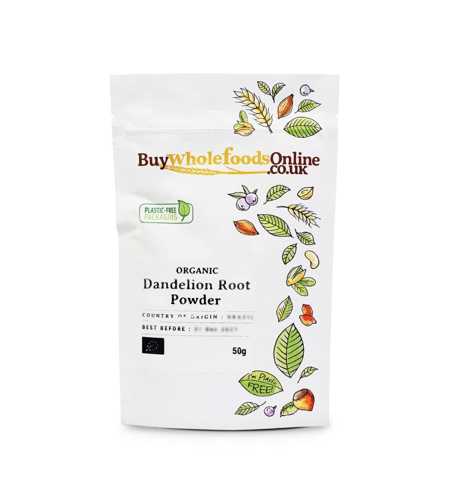 Organic Dandelion Root Powder 50g (BWFO) - Buy Online on SooperMarket.com