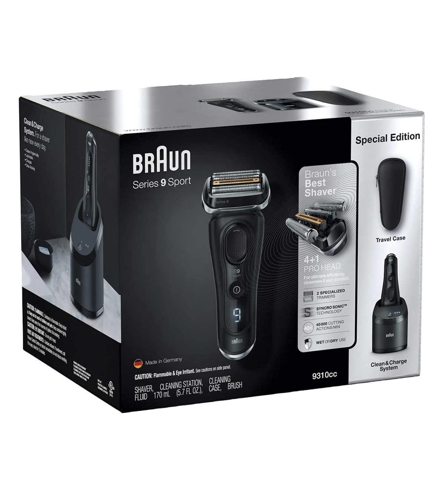 Braun Series 9 Shaver with Clean and Charge System 9310CC