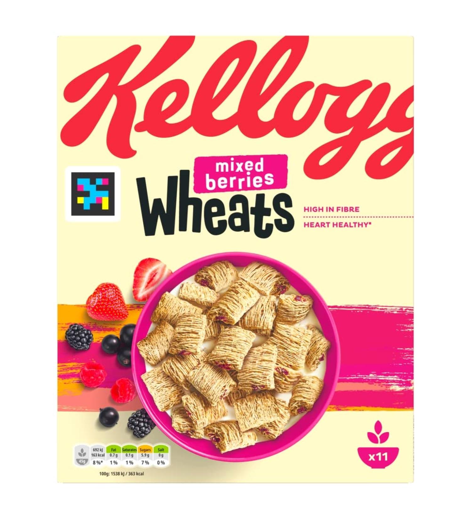 Kellogg's Mixed Berries Wheats 500g