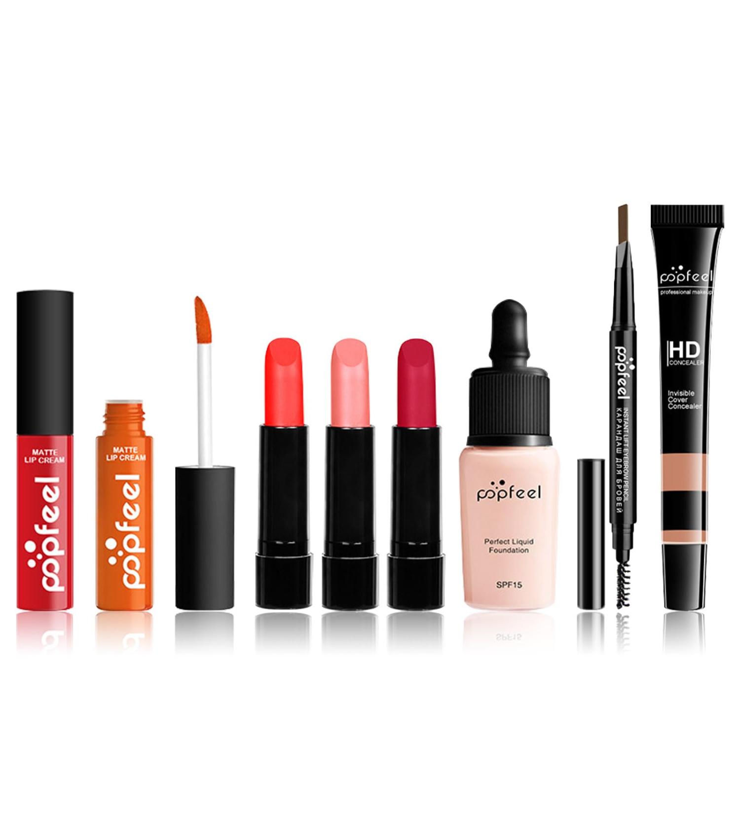 Shefave All in One Makeup Set Full Makeup Kit for Women - Make Up Set for Teenage Girls with Lipstick Lipgloss Concealer Foundation Eyebrow Pencil - Essential Starter Bundle Makeup Gift Set Set B - Buy Online on SooperMarket.com