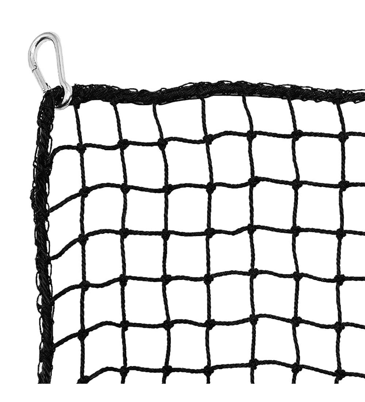 High Impact Heavy Duty Golf Netting for Hitting, Driving, and Chipping | 10 X 10 Black Net with Carabiners - Buy Online on SooperMarket.com