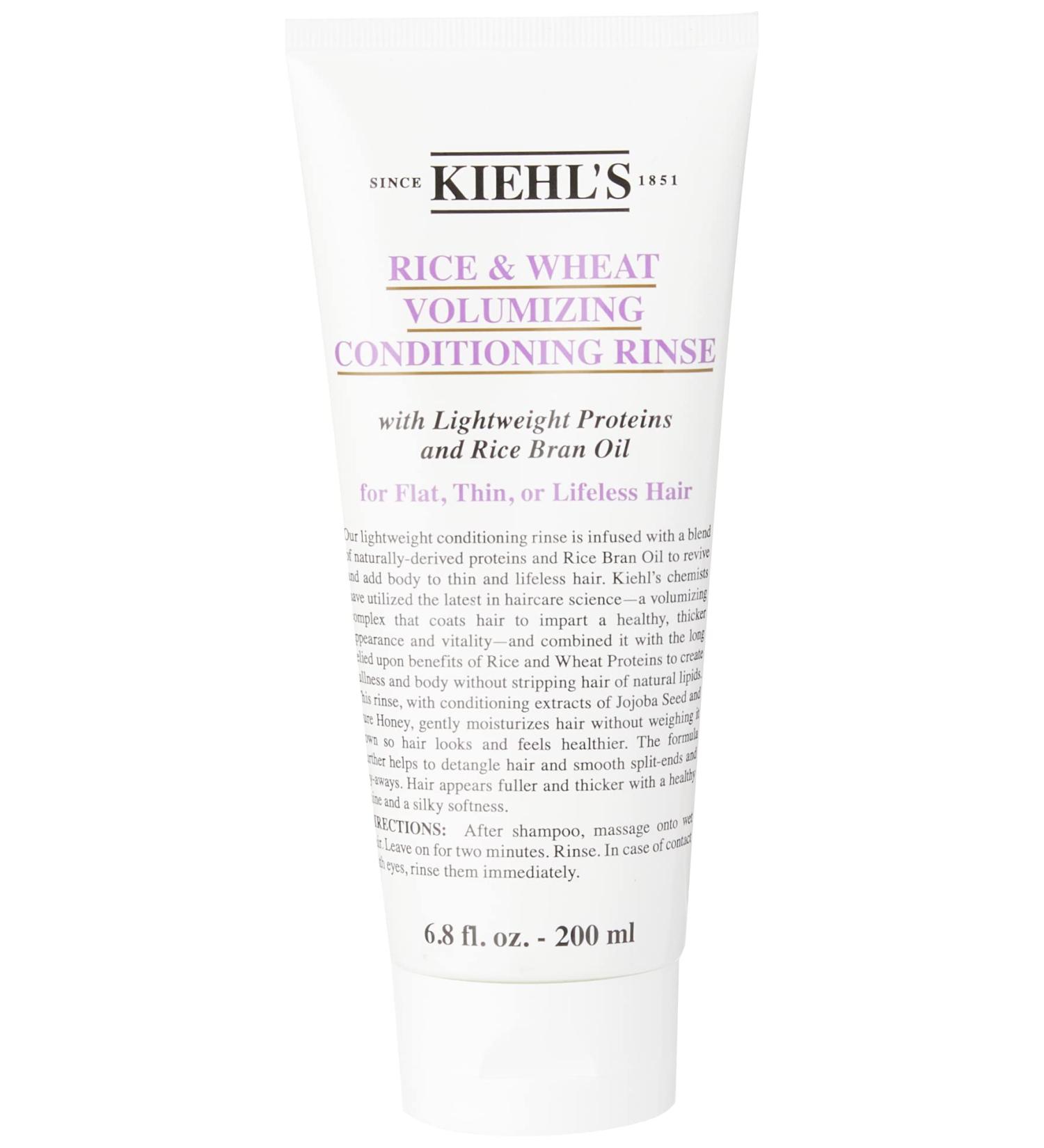 Kiehl's Rice and Wheat Volumizing Conditioning Rinse - 6.8 oz - Buy Online on SooperMarket.com