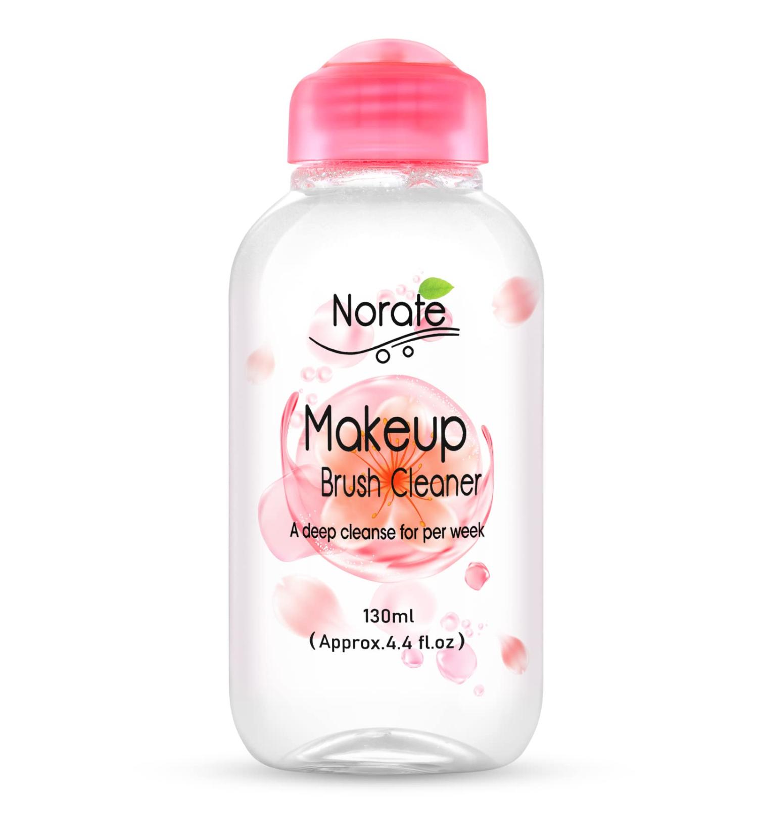 Norate Makeup Brush Cleaner Solution - Gentle Formula for Makeup Brushes, Sponges, and Powder Puffs - 4.4 FL.OZ - Buy Online on SooperMarket.com