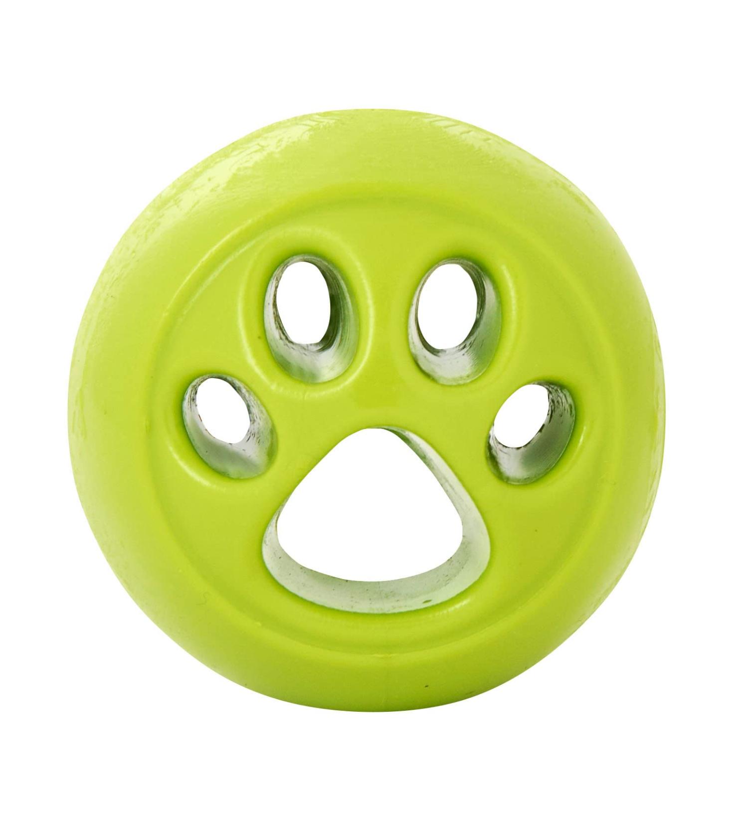Outward Hound Planet Dog Orbee-Tuff Nooks - Paw Print Dog Treat Toy - Green (Compatible with Snoop) - International Shipping Available - Buy Online on SooperMarket.com