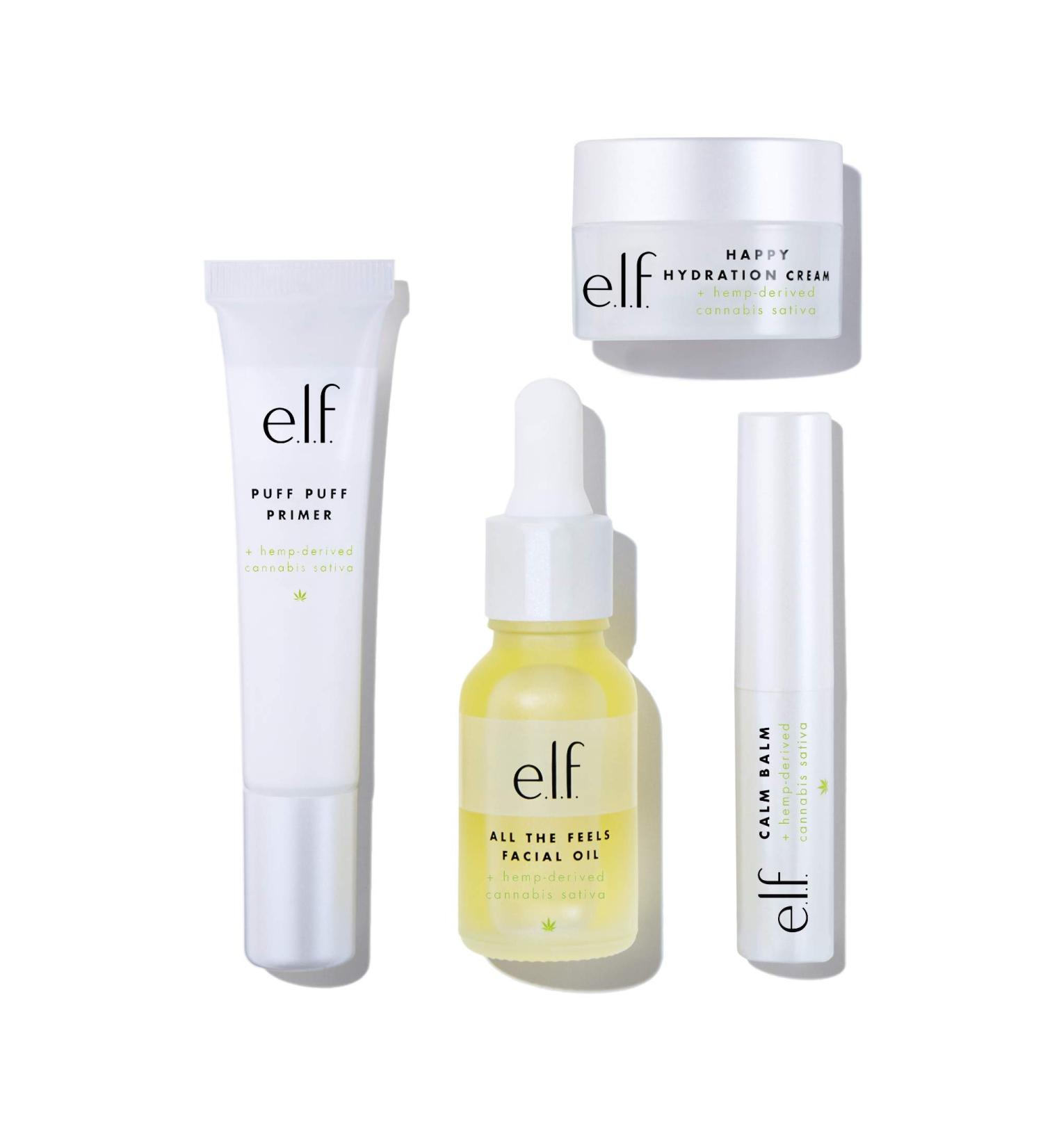 e.l.f. Skin Hit Kit: Hemp Seed Oil Infused 4-Piece Skincare Set - Buy Online on SooperMarket.com