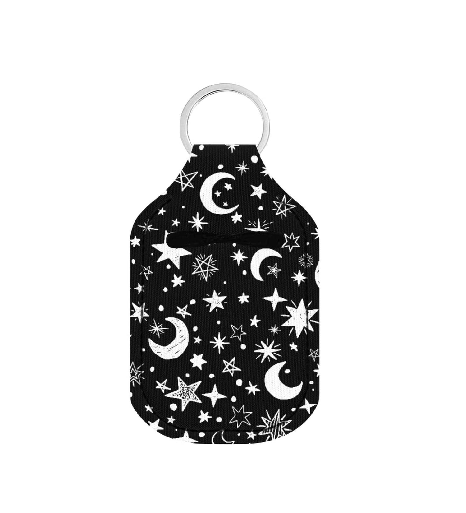 Dreaweet Portable Hand Sanitizer & Chapstick Holder Keychain - Moon Star Design - Buy Online on SooperMarket.com