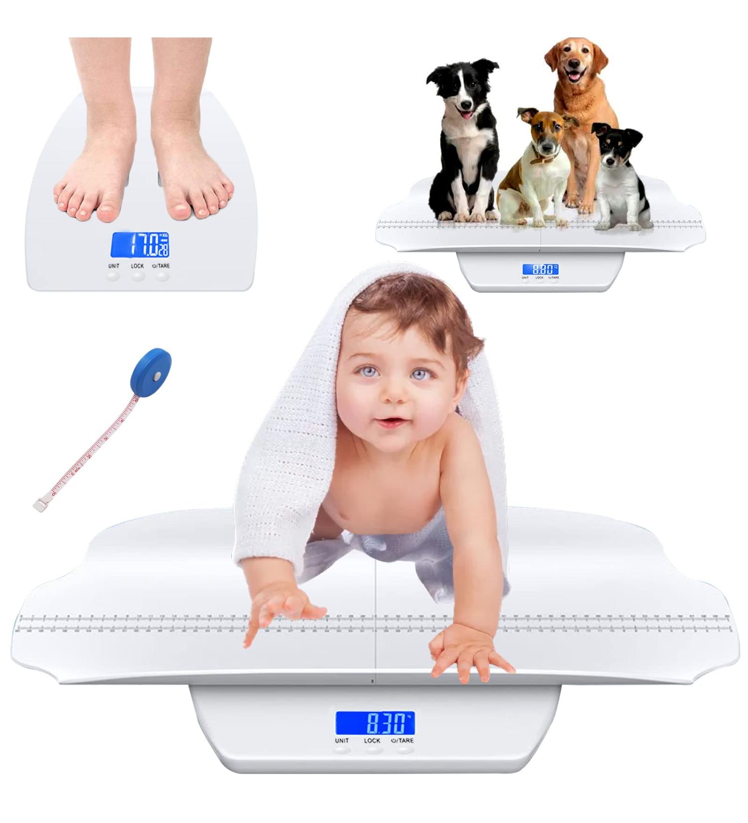 Raincol Baby Scale  Pet Scale  Multi-Function Toddler Scale  Digital Baby Scale  Blue Backlight  Weight and Height Track. - Buy Online on SooperMarket.com