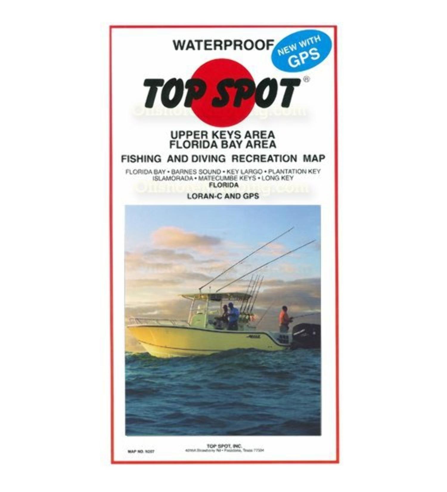 Topspot Map N207 Upper Keys Area