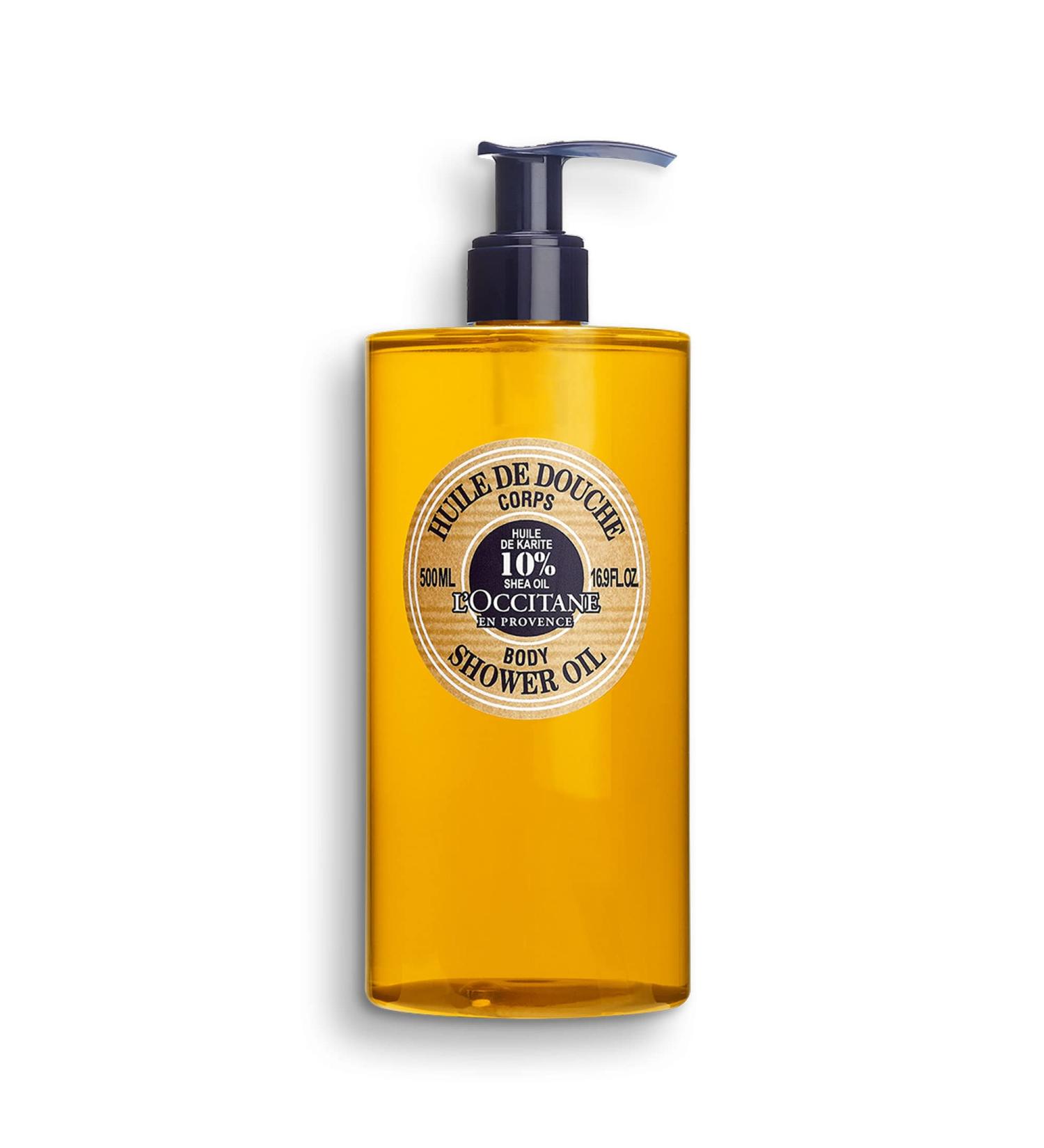 L'OCCITANE Shea Body Shower Oil - 10% Fair Trade Shea Butter - Vegan Formula - 500ml - Buy Online on SooperMarket.com