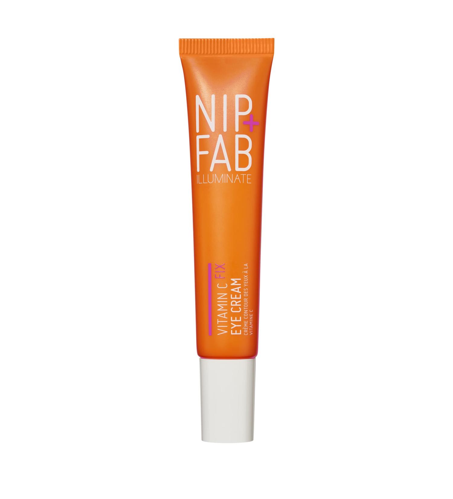 Nip+Fab Vitamin C Fix Eye Cream 10% | Brightening & Smoothing Eye Treatment with Peptides Caffeine & Niacinamide | 3 Forms of Vitamin C - Buy Online on SooperMarket.com