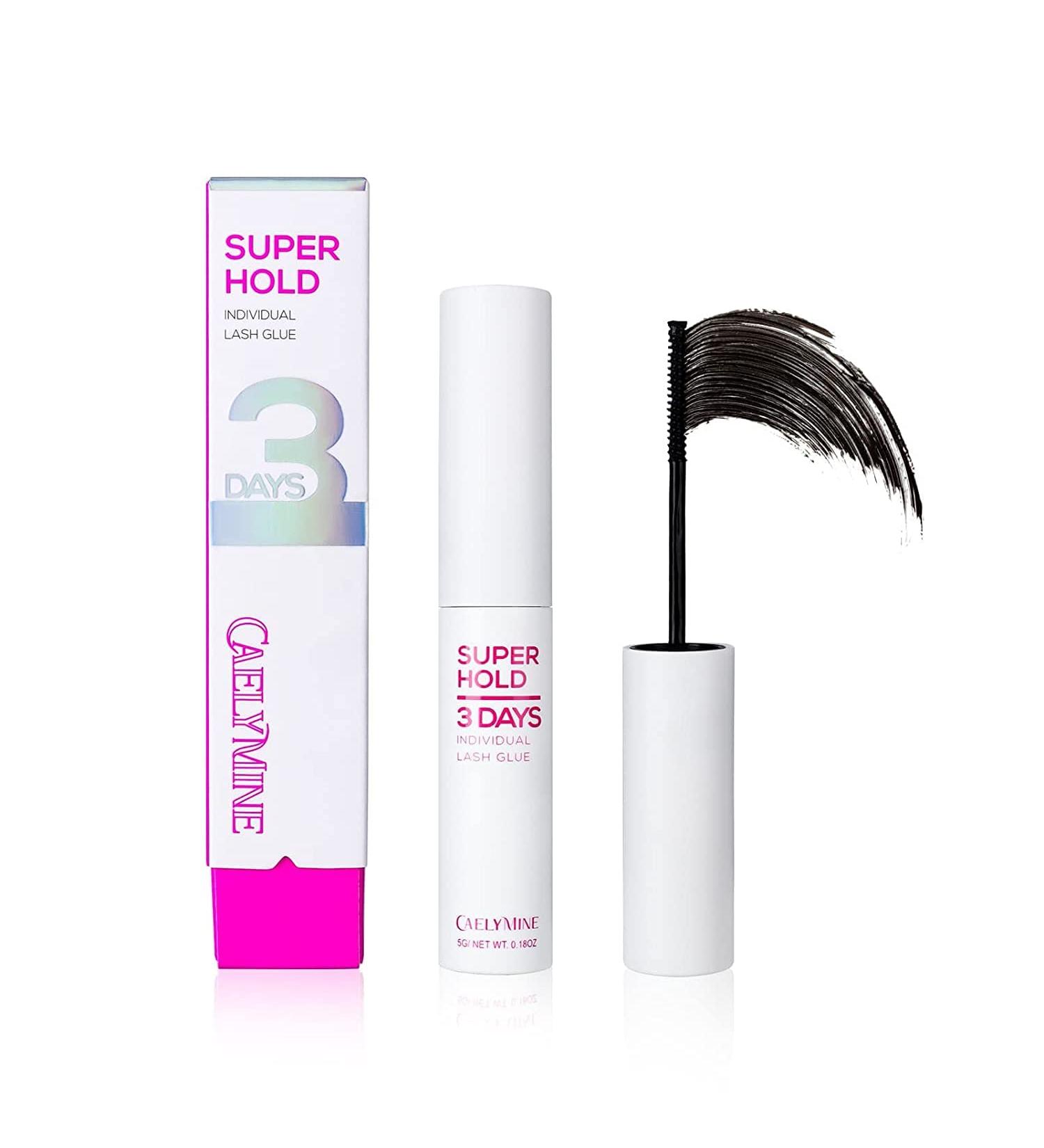 CAELYMINE Cluster Lash Glue 0.17fl.oz/5ml - Super Strong Hold for Individual Cluster Lashes, False Eyelashes - Waterproof, Latex Free, 72-Hour Hold - Buy Online on SooperMarket.com