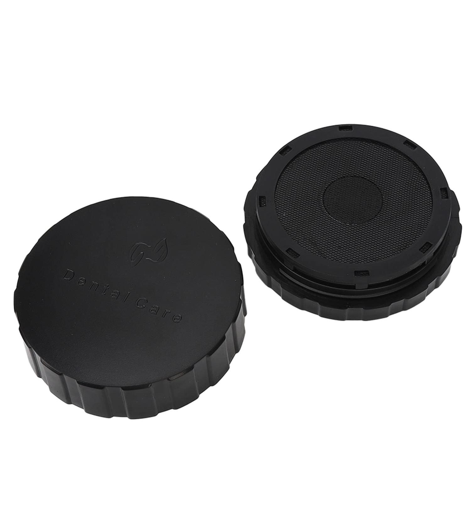 Portable Round Press Box - Reusable Prosthesis Veneer Storage with Replacement Pad | Night-Mouth Conservation Solution - Buy Online on SooperMarket.com