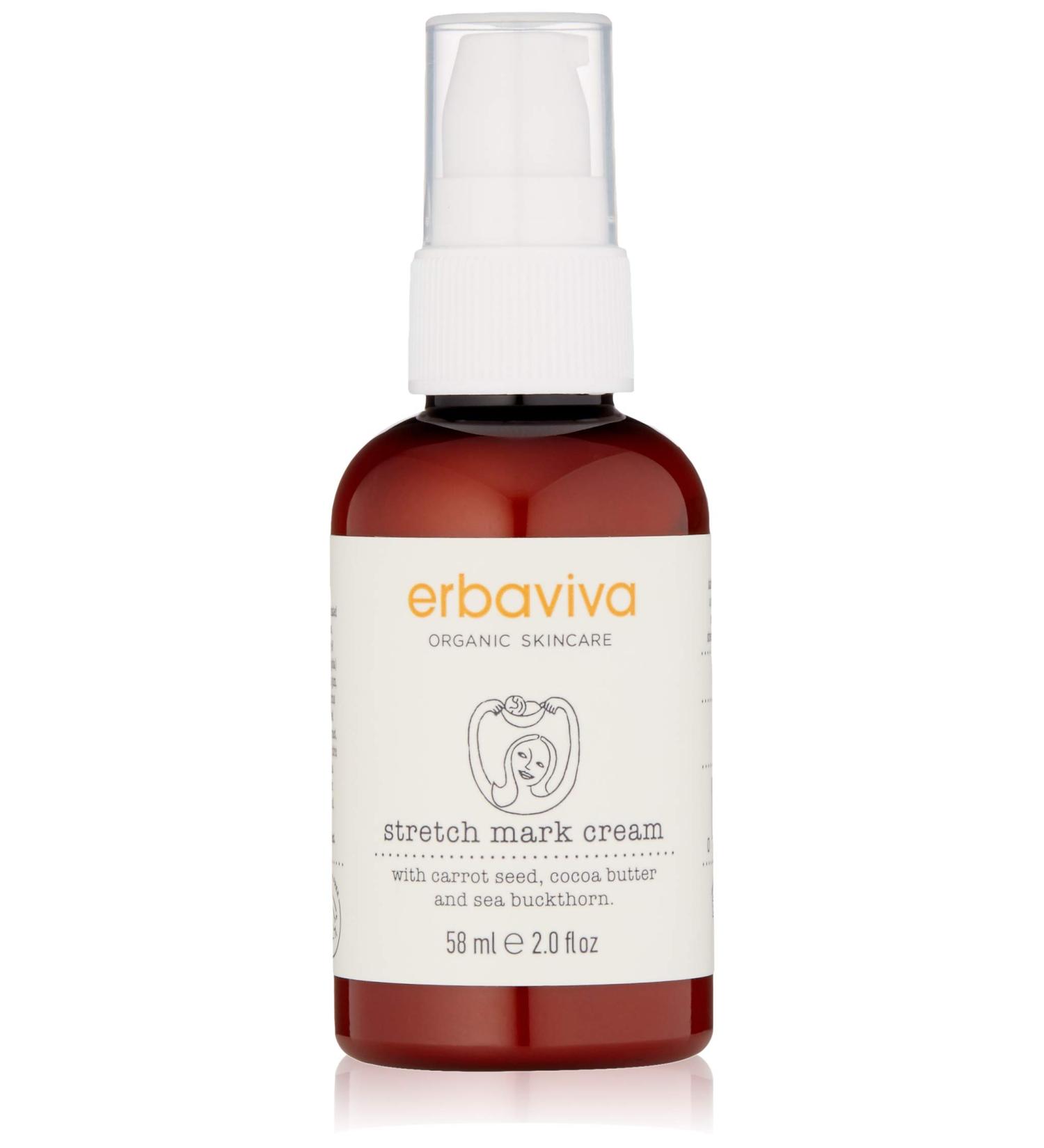 Erbaviva Stretch Mark Cream 2 Fl Oz - Nourishing & Effective Skin Care for Moms | Shop Internationally - Buy Online on SooperMarket.com