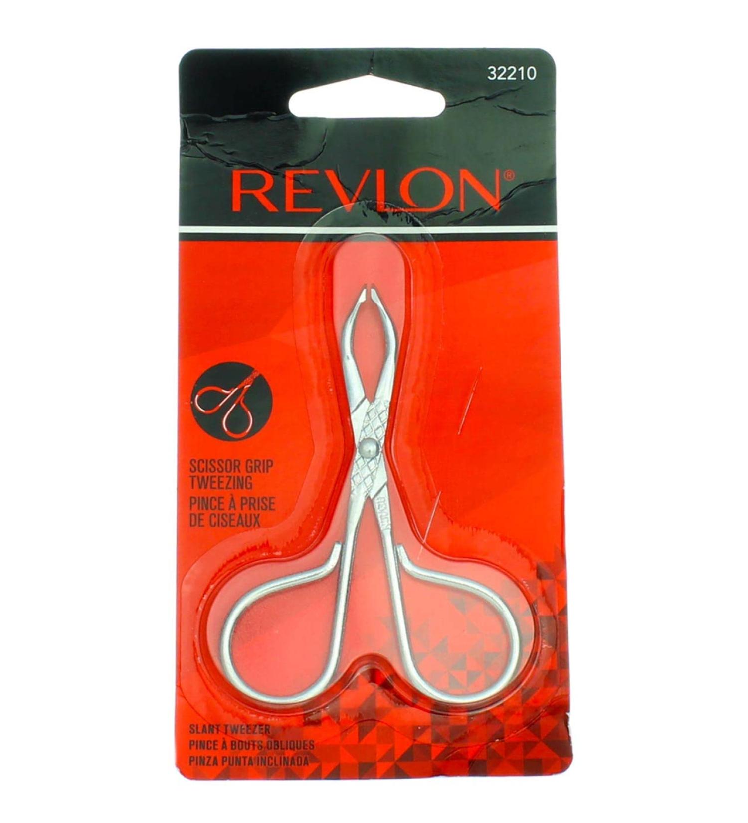 Revlon Perfectweeze Tweezer Slant Tip 1 ea (Pack of 4) - Precision Slant Tip Tweezers - Buy Online on SooperMarket.com