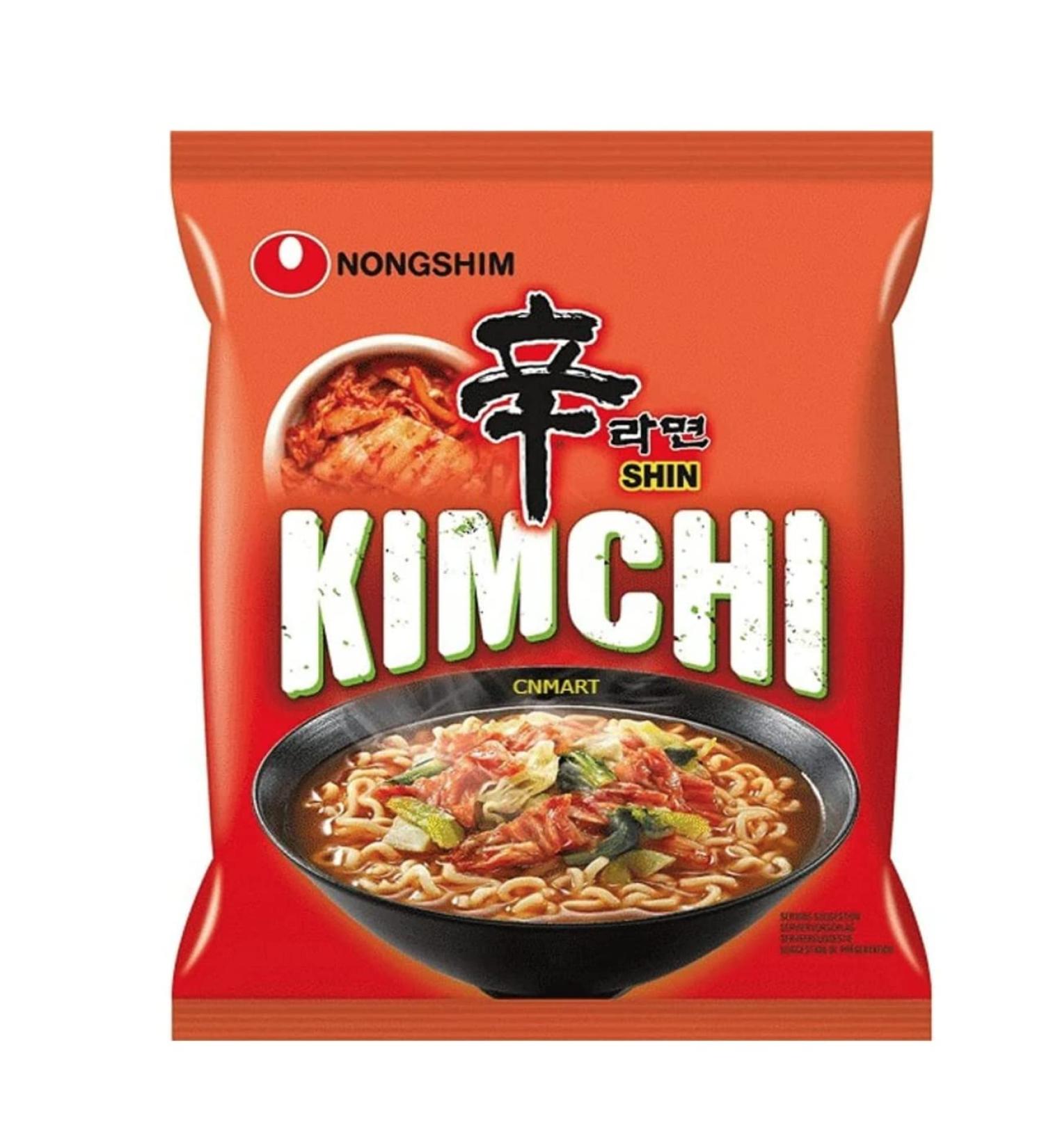 NongShim Kimchi Ramyun Noodle Soup Pack of 20 BY SPICEHUB Beef Garlic Rice Shrimp Wheat 20 count (Pack of 1) - Buy Online on SooperMarket.com