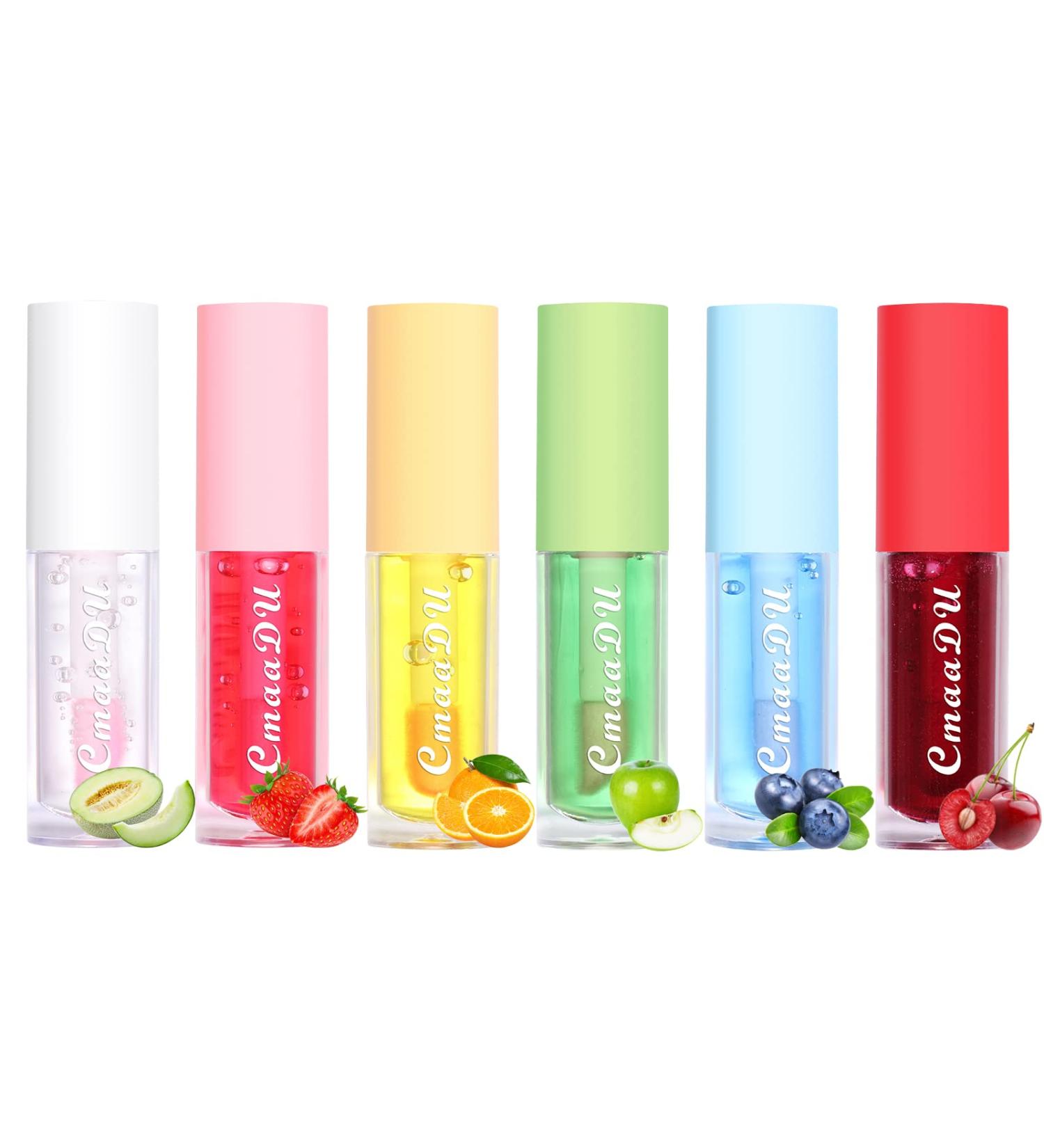 KIMIEYE 6Pcs Color Changing Lip Gloss Set | Long Lasting & Moisturizing | Hydrating Lip Oil | Waterproof Lip Balm | 0.4 fl oz (SET C) - Buy Online on SooperMarket.com