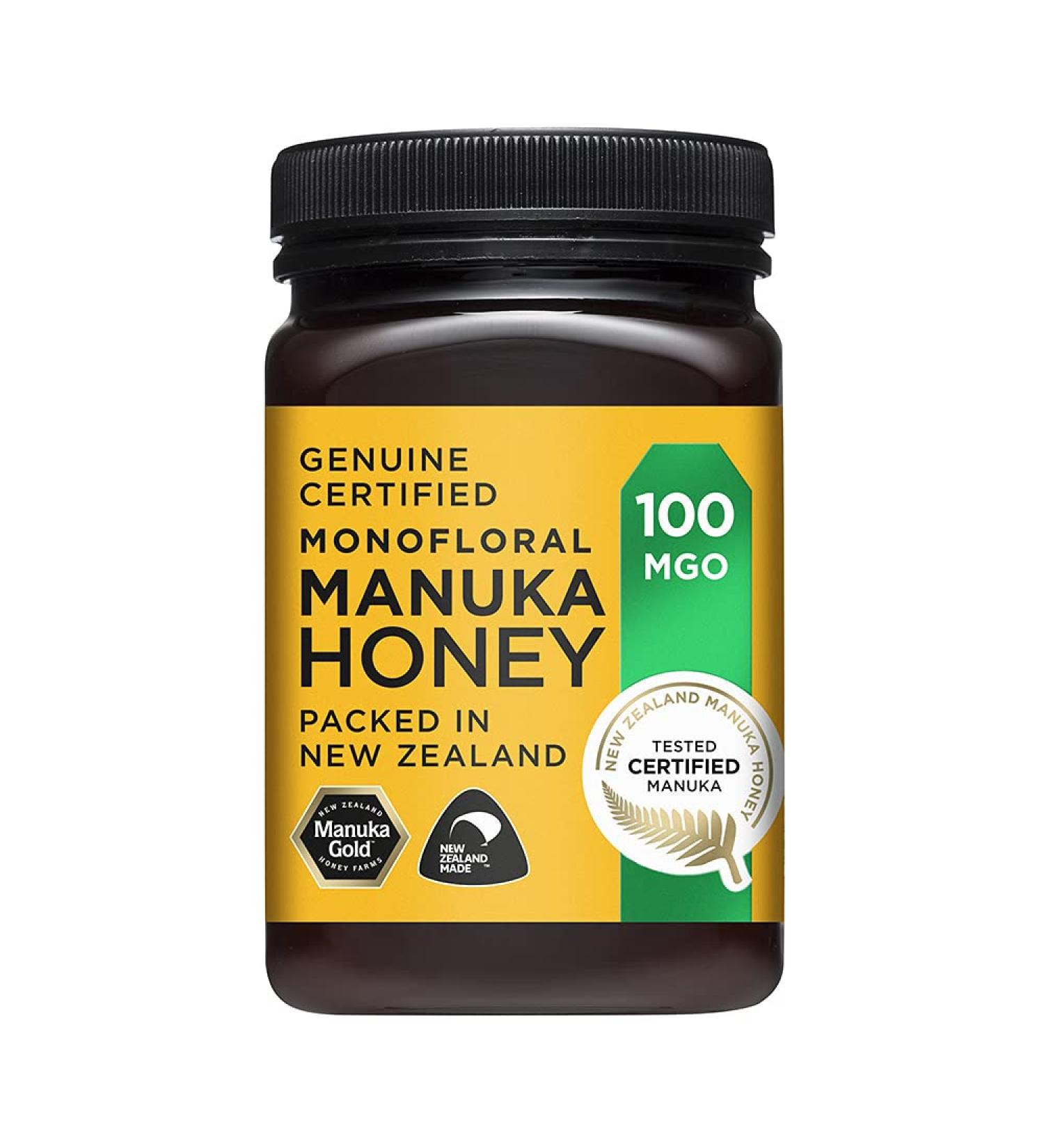 Manuka Gold 100 MGO Manuka Honey 500g - Pure, Certified, Premium Quality - Buy Online on SooperMarket.com