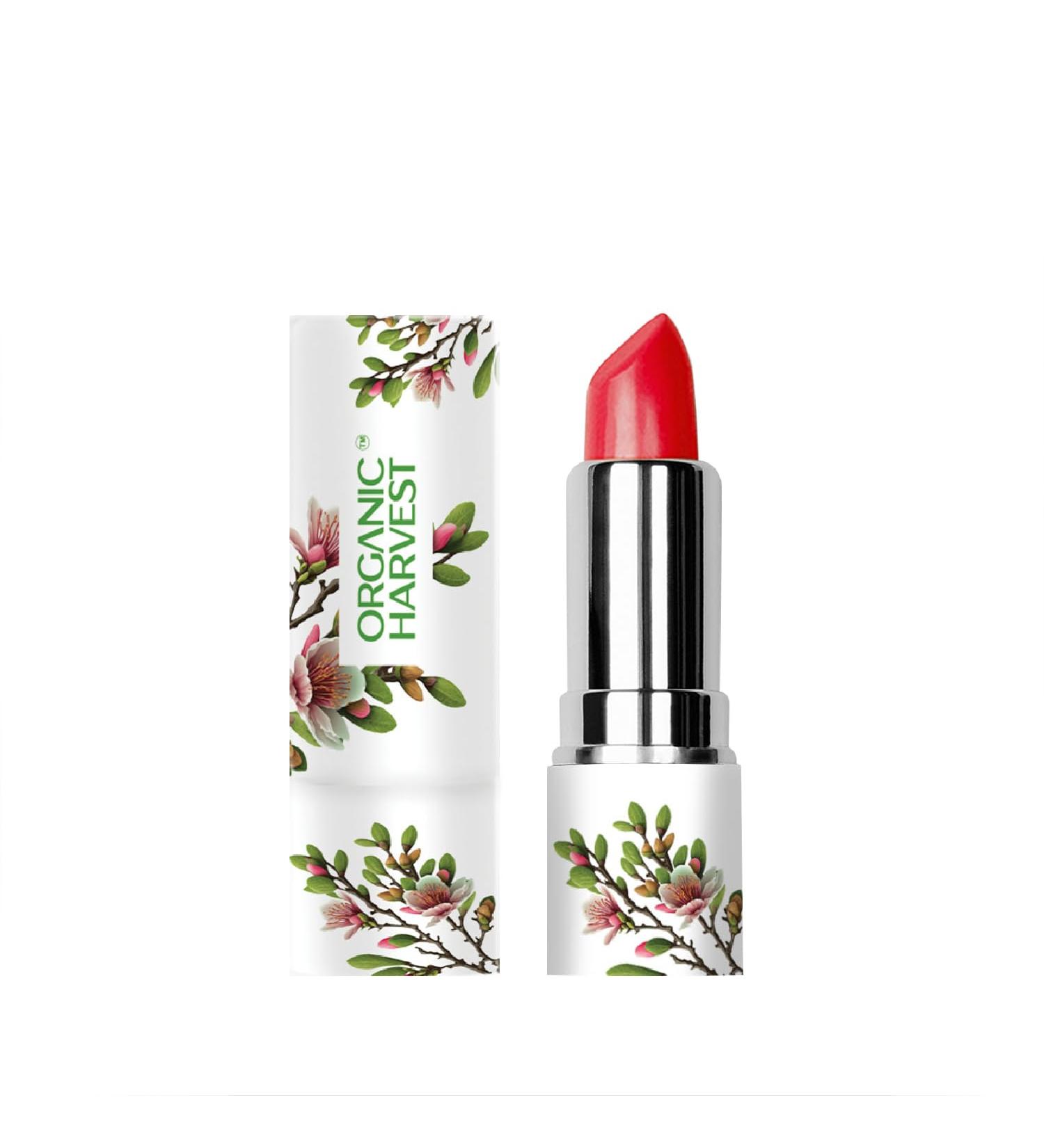 Moisture Matte Lipstick - Cherry Red | Long-lasting Hydrating Cruelty-free & Vegan | Certified Organic Makeup | 4gm - Buy Online on SooperMarket.com