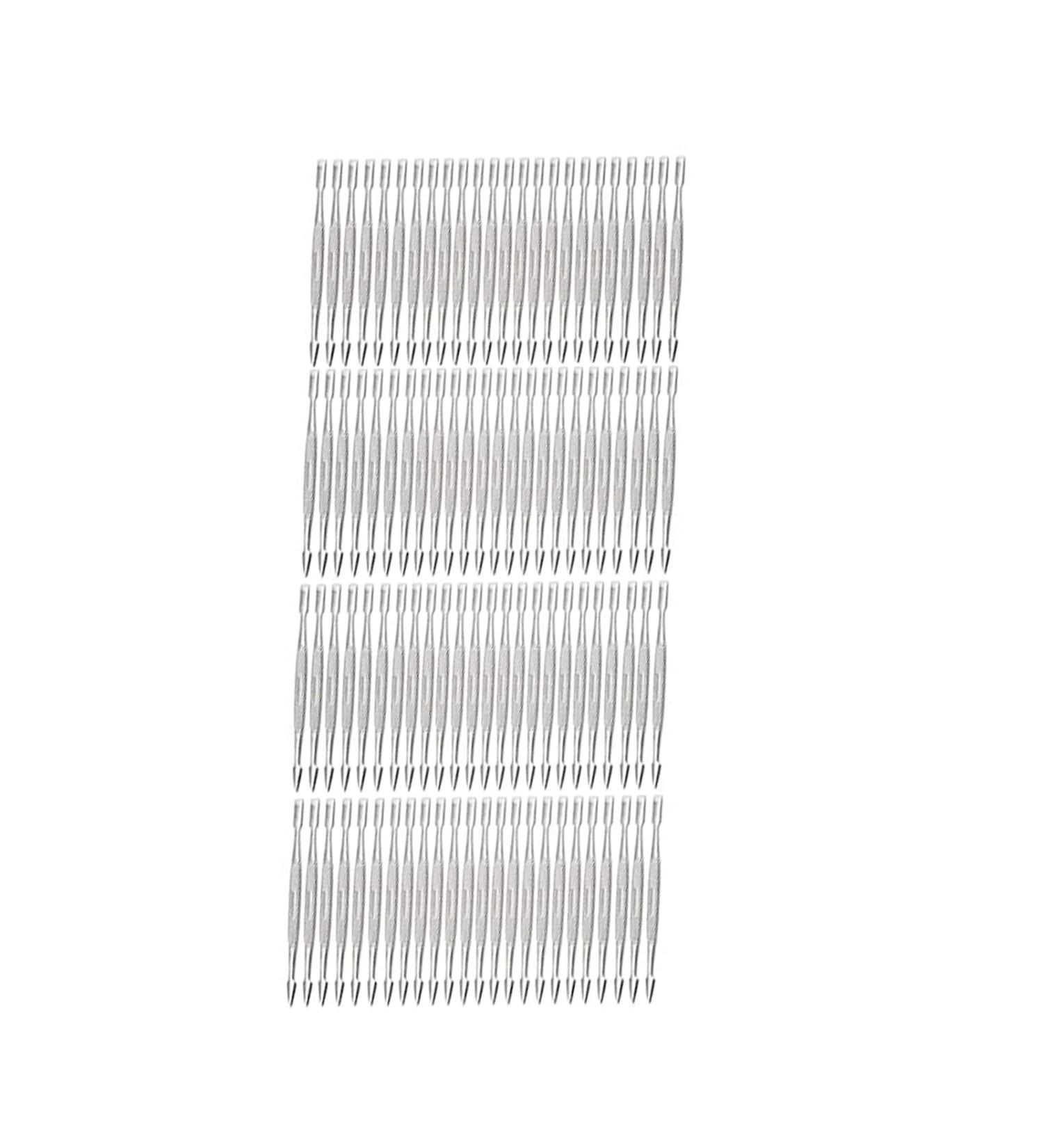 LAJA IMPORTS SET OF 100 PROFESSIONAL NAIL CUTICLE PUSHER STAINLESS STEEL FOR MANICURE AND PEDICURE